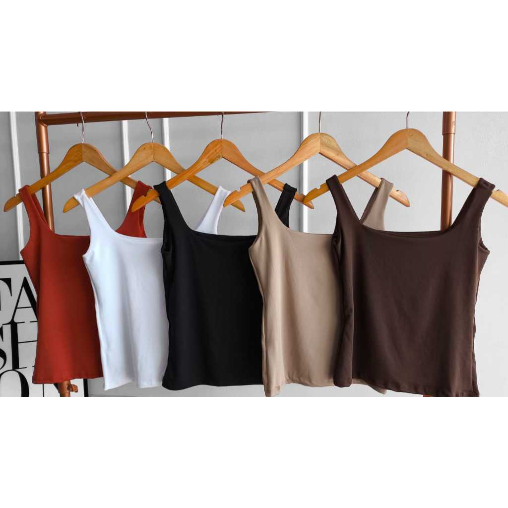 Kit 2 Blusinha Regata Feminina Básica Casual Suplex Moda Blogueira