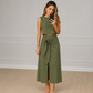 Conjunto Feminino Colete e Saia Midi com Fenda Elegante