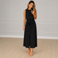 Conjunto Feminino Colete e Saia Midi com Fenda Elegante