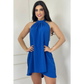 Vestido Feminino Soltinho Rodado Frente Única Gola Elegante Leve Verão 2025 Confortável