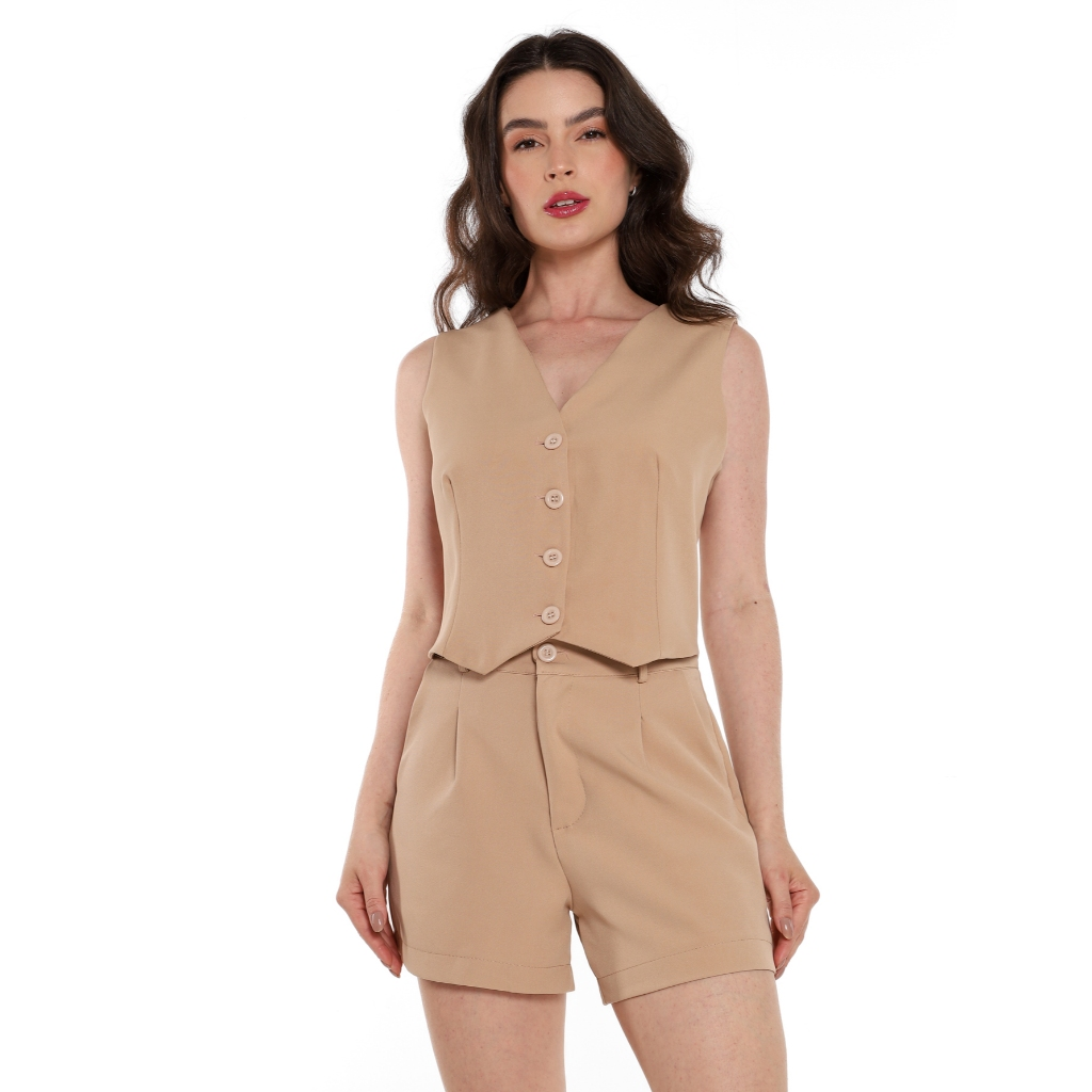 HBD Conjunto Feminino Top Com Short -HBD-CON-055