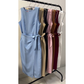 Vestido Feminino Alfaiataria Midi com Amarração Lateral Elegante | PMG