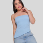 Blusa Feminina Tomara Que Caia Assimétrica Com Bojo O Ponto Alto Da Moda Moderna