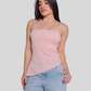 Blusa Feminina Tomara Que Caia Assimétrica Com Bojo O Ponto Alto Da Moda Moderna