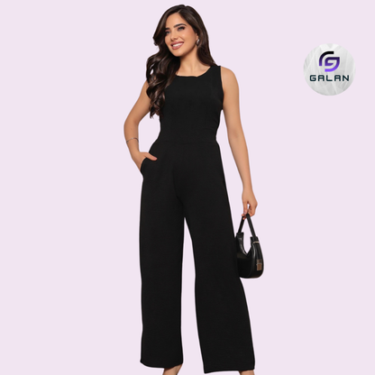 Macacão Feminino Longo Social Elegante Duna