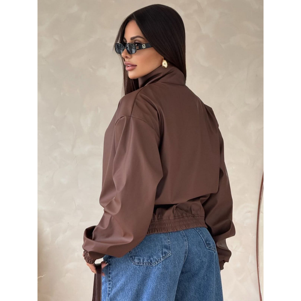jaqueta feminina oversized Chaqueta Feminina, Jaqueta De Corino, Jaqueta ;sara Gola Alto Jaqueta Elegante
